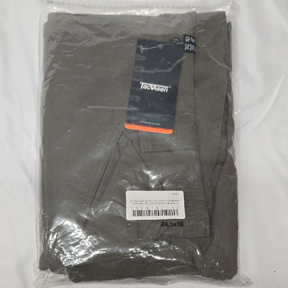 TACVASEN Men's Cargo Work Pants Construction Tactical Water Resistant